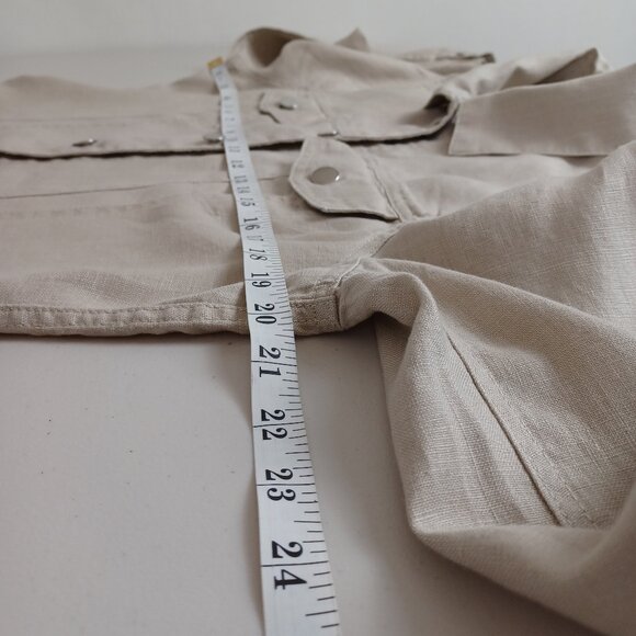 Luii Linen Shirt Jacket - Picture 9 of 16